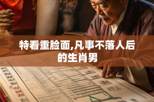 特看重脸面,凡事不落人后的生肖男