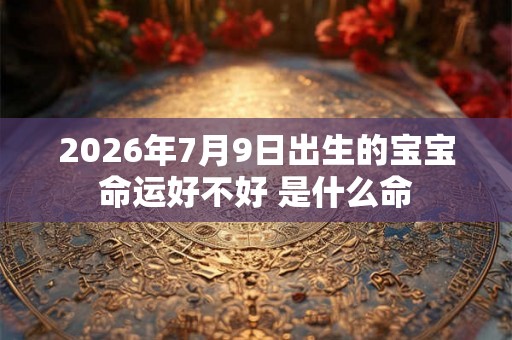 2026年7月9日出生的宝宝命运好不好 是什么命