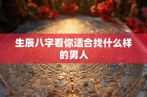 生辰八字看你适合找什么样的男人