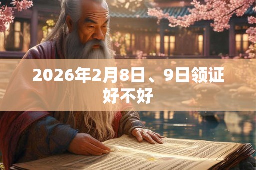 2026年2月8日、9日领证好不好