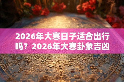 2026年大寒日子适合出行吗?2026年大寒卦象吉凶? 2026年大寒日子适合出行吗?2026年大寒卦象吉凶?