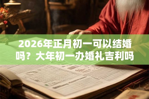2026年正月初一可以结婚吗?大年初一办婚礼吉利吗 2026年正月初一可以结婚吗?大年初一办婚礼吉利吗