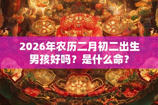 2026年农历二月初二出生男孩好吗？是什么命？