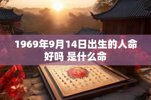 1969年9月14日出生的人命好吗 是什么命