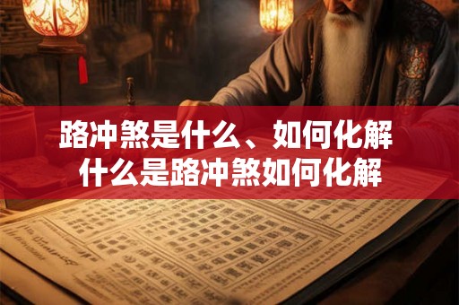 路冲煞是什么、如何化解 什么是路冲煞如何化解