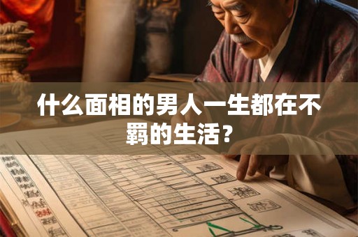 什么面相的男人一生都在不羁的生活？