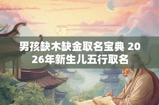 男孩缺木缺金取名宝典 2026年新生儿五行取名