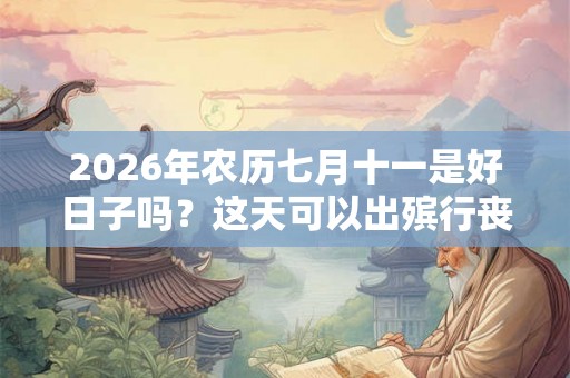 2026年农历七月十一是好日子吗？这天可以出殡行丧吗？