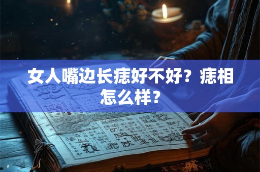 女人嘴边长痣好不好？痣相怎么样？