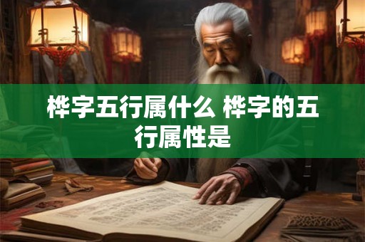 桦字五行属什么 桦字的五行属性是