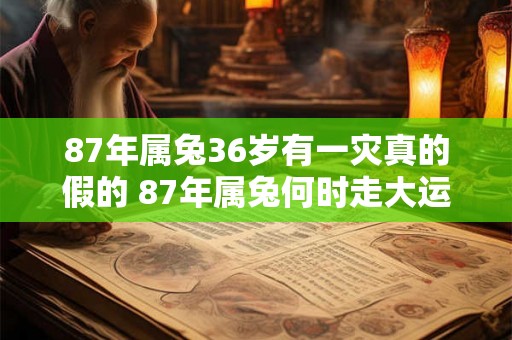 87年属兔36岁有一灾真的假的 87年属兔何时走大运