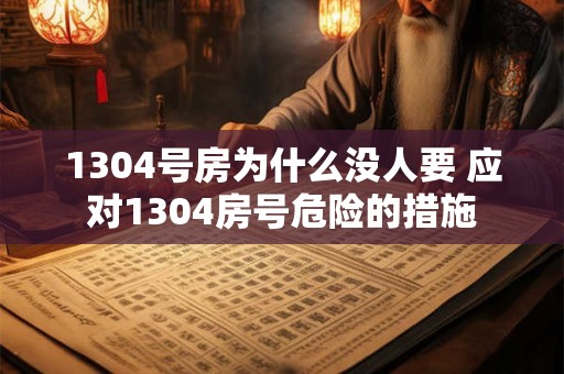 1304号房为什么没人要 应对1304房号危险的措施