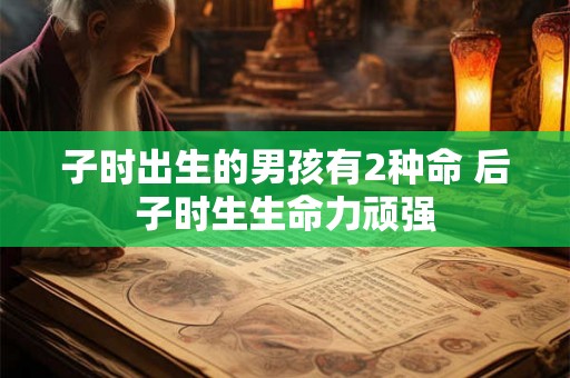 子时出生的男孩有2种命 后子时生生命力顽强