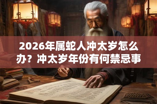 2026年属蛇人冲太岁怎么办?冲太岁年份有何禁忌事项? 2026年属蛇人冲太岁怎么办?冲太岁年份有何禁忌事项?