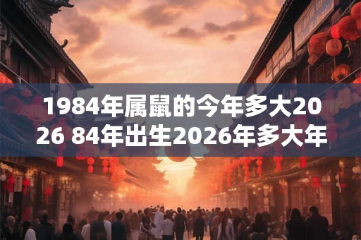1984年属鼠的今年多大2026 84年出生2026年多大年龄
