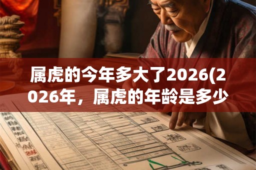 属虎的今年多大了2026(2026年，属虎的年龄是多少？)