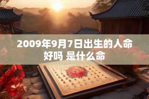 2009年9月7日出生的人命好吗 是什么命 2009年9月7日出生的人命好吗 是什么命