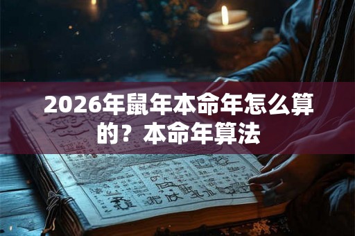 2026年鼠年本命年怎么算的？本命年算法