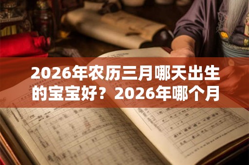 2026年农历三月哪天出生的宝宝好？2026年哪个月出生的宝宝命好？