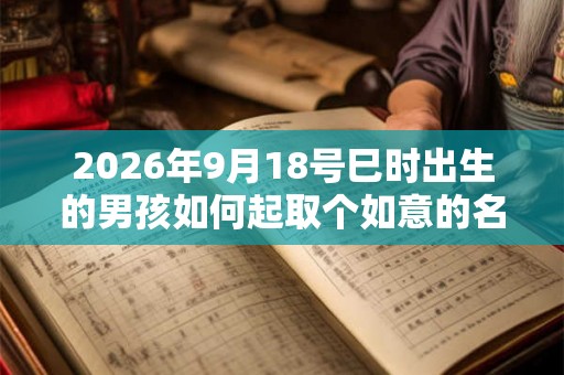 2026年9月18号巳时出生的男孩如何起取个如意的名字,五行属什么 2026年9月18号巳时出生的男孩如何起取个如意的名字,五行属什么