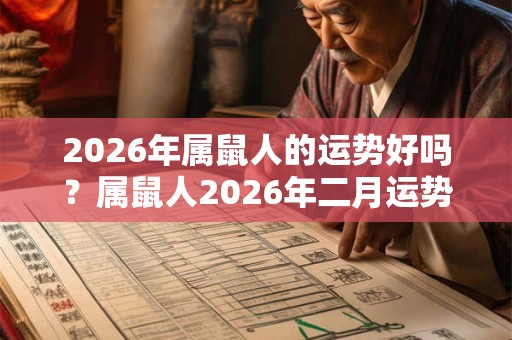 2026年属鼠人的运势好吗？属鼠人2026年二月运势怎么样？