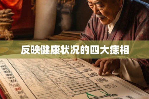 反映健康状况的四大痣相
