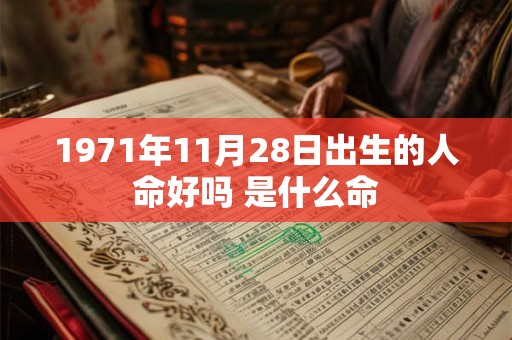 1971年11月28日出生的人命好吗 是什么命 1971年11月28日出生的人命好吗 是什么命