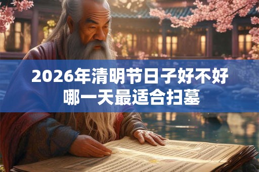 2026年清明节日子好不好 哪一天最适合扫墓
