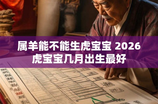 属羊能不能生虎宝宝 2026虎宝宝几月出生最好