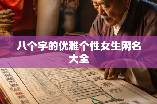 八个字的优雅个性女生网名大全