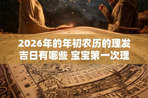 2026年的年初农历的理发吉日有哪些 宝宝第一次理发有什么讲究