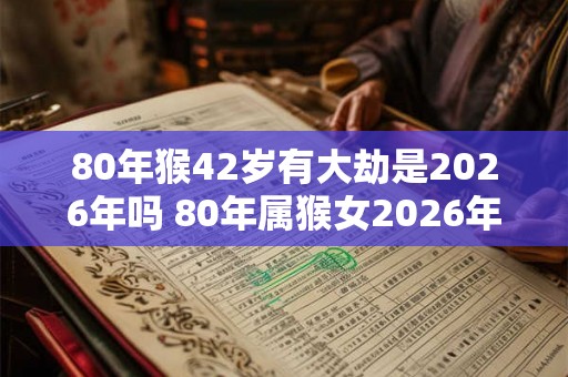 80年猴42岁有大劫是2026年吗 80年属猴女2026年财运如何
