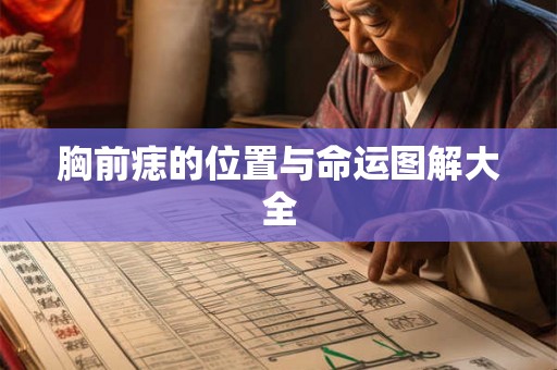胸前痣的位置与命运图解大全 胸前痣的位置与命运图解大全