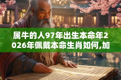 属牛的人97年出生本命年2026年佩戴本命生肖如何,加剧了不利冲击 属牛的人97年出生本命年2026年佩戴本命生肖如何,加剧了不利冲击