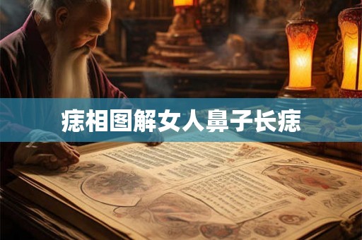 痣相图解女人鼻子长痣