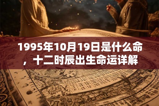 1995年10月19日是什么命,十二时辰出生命运详解 1995年10月19日是什么命,十二时辰出生命运详解