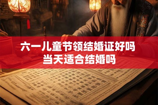 六一儿童节领结婚证好吗 当天适合结婚吗