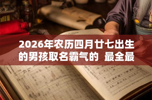 2026年农历四月廿七出生的男孩取名霸气的  最全最新的名字