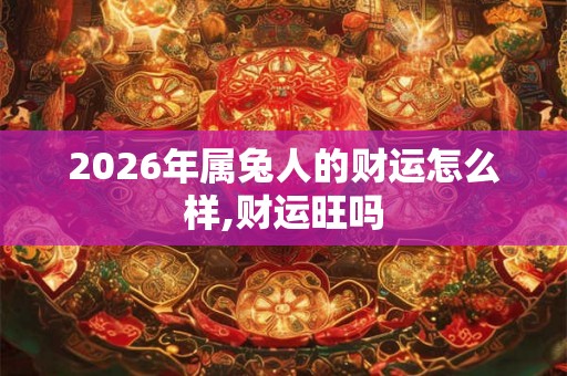 2026年属兔人的财运怎么样,财运旺吗