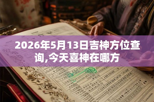 2026年5月13日吉神方位查询,今天喜神在哪方