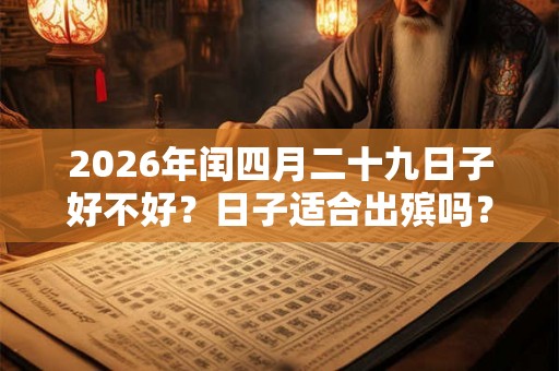 2026年闰四月二十九日子好不好？日子适合出殡吗？