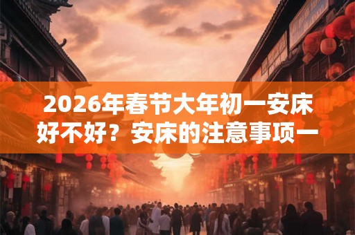 2026年春节大年初一安床好不好？安床的注意事项一览！