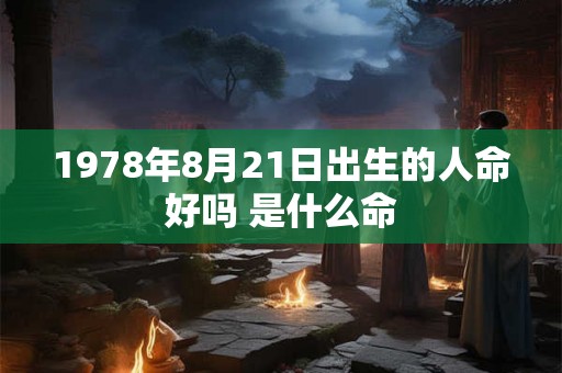 1978年8月21日出生的人命好吗 是什么命 1978年8月21日出生的人命好吗 是什么命