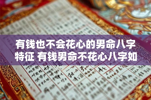 有钱也不会花心的男命八字特征 有钱男命不花心八字如何