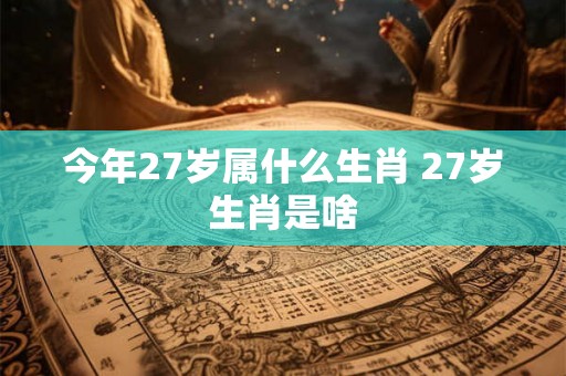 今年27岁属什么生肖 27岁生肖是啥