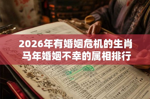 2026年有婚姻危机的生肖 马年婚姻不幸的属相排行