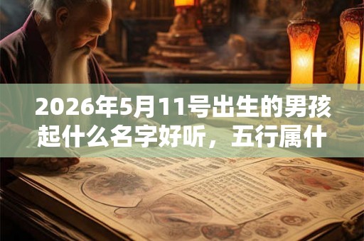 2026年5月11号出生的男孩起什么名字好听,五行属什么 2026年5月11号出生的男孩起什么名字好听,五行属什么