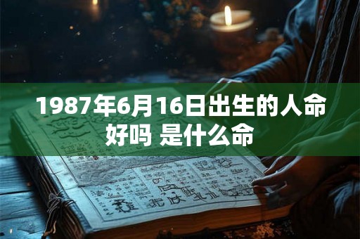 1987年6月16日出生的人命好吗 是什么命