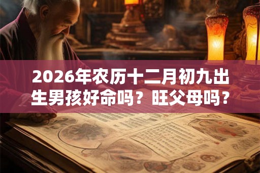 2026年农历十二月初九出生男孩好命吗？旺父母吗？