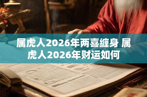 属虎人2026年两喜缠身 属虎人2026年财运如何